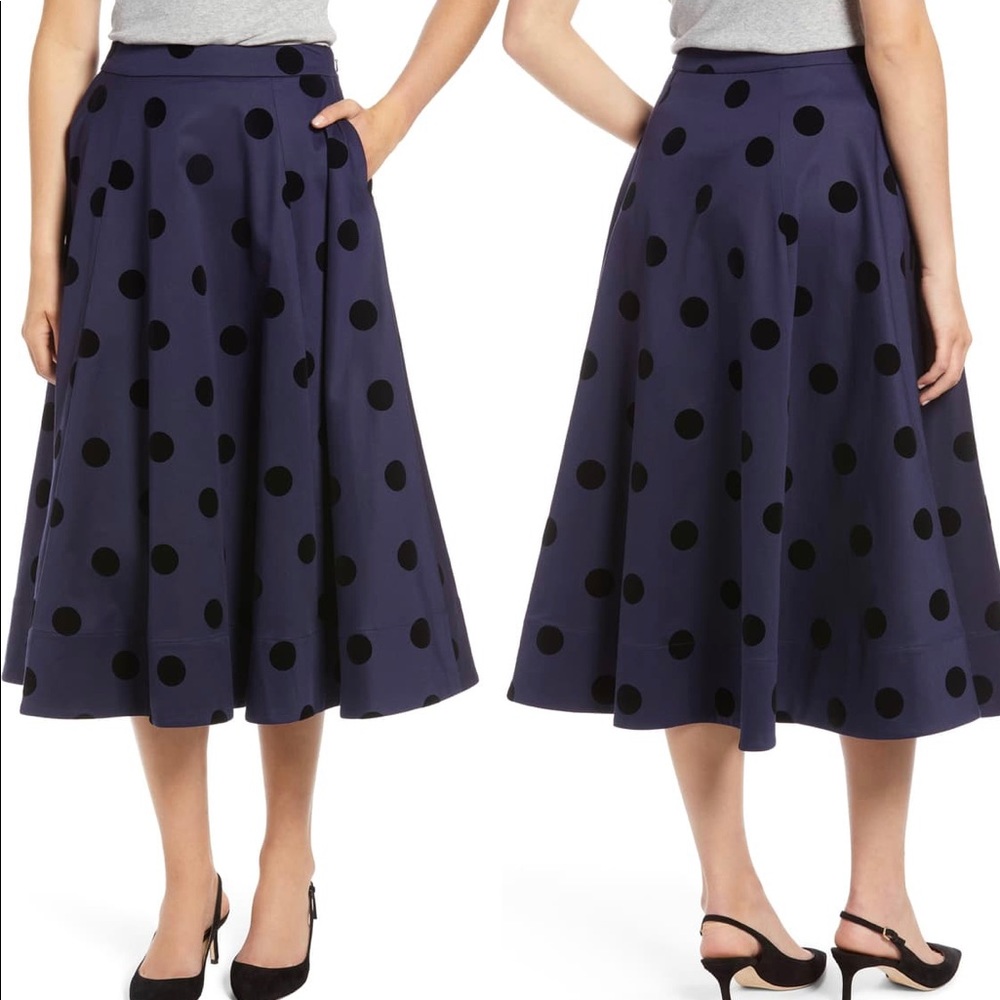 1901 Black Dot Circle skirt